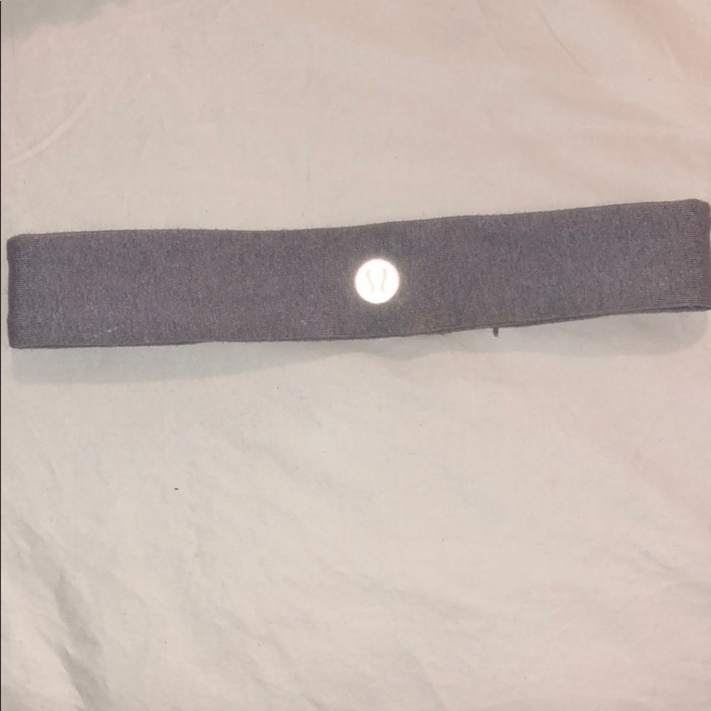 Grey lululemon thin headband